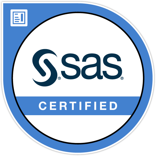 SAS Ceritfication Badge